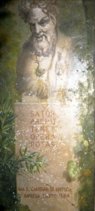 The magic square painted in the Abbazia of Trisulti (Collepardo, Frosinone, Italy)
